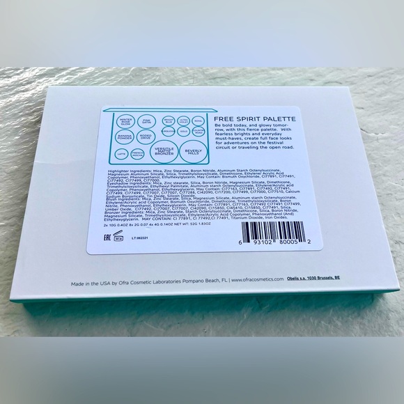 NIB NWT OFRA COSMETICS 14 PAN PRO FREE SPIRIT PALETTE FULL SIZE - Picture 10 of 11